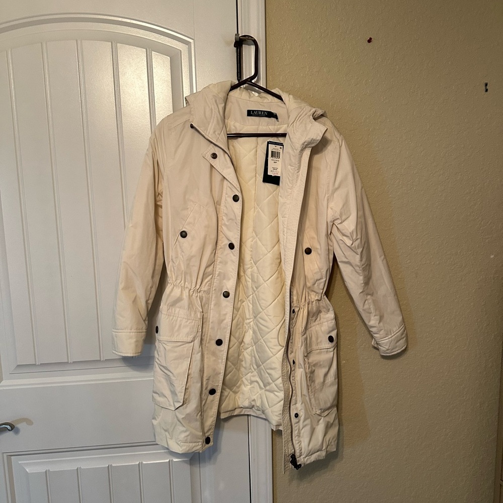 Ralph Lauren Women's Cream Utility Jacket